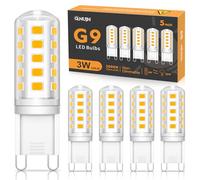 Lampadina a led G9, 5W, 500LM, equivalente a una lampada alogena da 50W, luci a parete, lampade di cristallo