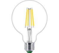 LAMPADINA A LED PHILIPS "GLOBO" TRASPARENTE LUCE NATURALE 60W 2700K E27