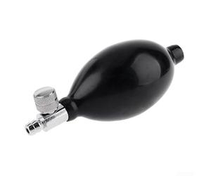 Lampadina a pompa adatta per misuratori di pressione sanguigna e massaggiatori gonfiabili, con flusso d'aria regolabile e materiale in lattice naturale