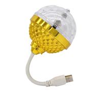 Lampadina a sfera rotante portatile a LED, varie modalità, effetto discoteca, attrezzatura di illuminazione per feste per palcoscenico domestico e celebrazioni, piccola luce da discoteca per eventi