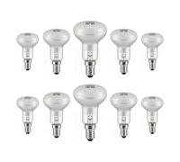 Lampadina Alogena E14 30W 10 Pezzi L: 7,5 cm Ø 5 cm Per Lavalamp