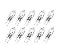 Lampadina alogena G4, 20 W, 24 V, dimmerabile, base bicolore, capsula trasparente, bianco caldo, confezione da 10