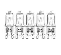 Lampadina alogena G9 Luce del forno Alta temperatura 500℃ Adatta per frigorifero Forno Ventola 110V 220V 40W 5 PZ 40W-5 PZ 220V