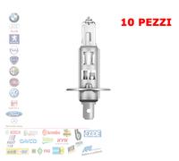 LAMPADINA ALOGENA H1 12V 55W LAMPADA PROIETTORE LUCE FARO x10 PEZZI