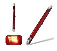 Lampadina Alogena R7S 118mm 200W, Lampada Alogena 200W Dimmerabile, Lampadine Infrarossi Riscaldante R7S, 200Lm, COB Lineare Luce, Fascio 360°,Risparmio Energetico, Nessuno Sfarfallio, 2 Pezzi