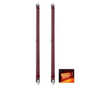 Lampadina Alogena R7S 254mm 1300W, J254 Lampada Alogena Lineare A Doppia Estremità 220V, 1300LM, Lampadine Infrarossi Riscaldante R7S 1300W Dimmerabile, Fascio 360°, Nessuno Sfarfallio, 2 Pezzi