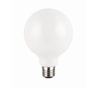 LAMPADINA ATTACCO E27 SFERA BIANCA DIMMERABILE CON INTERRUTTORE D. 9,5CM 9W · 1055lm, 3000K