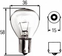 lampadina auto HELLA 8GA002074-121