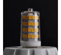 Lampadina bispina Lindby, set di 5, G9, 3 W, trasparente, 3.000 K LINDBY