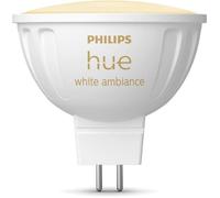 Lampadina connessa - PHILIPS HUE - MR16 - Luce bianca - Compatibile con Bluetooth - Funziona con app e comandi vocali
