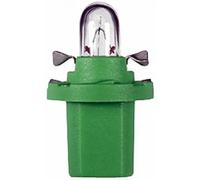 HELLA 8GA 007 997-081 Lampadina - Lampadina con zoccolo - Standard - 12V - 2W - Tipo zoccolo: B8.5d - Scatola - Quantità: 10