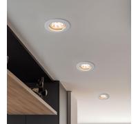 Lampadina da Incasso Lampada LED Lampada da Soggiorno Bianco Rotondo 3er Set