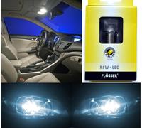 Lampadina Di Ricambio Flosser LED BA15s R5W 1W Bianca Per Luce Del Motore