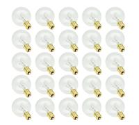Lampadina Di Ricambio G40, 25 Pezzi, 7 W, 2200 K, Luce Bianca Calda Bianco Caldo
