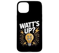 Lampadina divertente per elettricista Watt's Up Custodia per iPhone 15 Plus