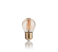 Lampadina E27 led 4w sfera vetro vintage ambra luce calda 10 pezzi