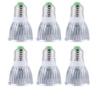 Lampadina E27 LED Faretto 9W, Luce Bianca Calda 3000K 800LM, Equivalenti ad Lampada Alogene da 80W, Non Dimmerabili, Fascio 120 Gradi Spotlight LED, 6 confezione (Bianca Calda-3000K, E27)