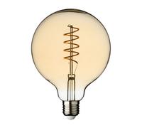 Lampadina E27 Vintage Globo Ø 125 Bianco Caldo 4W a Spirale