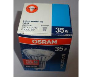 LAMPADINA FARETTO 2 PEZZI OSRAM HALOPAR 16 ALU 64820 FL 35W