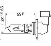 Lampadina, faretto OSRAM 9005NL per MG TF 1.6 2002-2009