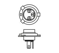 BOSCH 1 987 301 425 Lampadina, faro di profondità