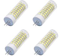 Lampadina G4 LED 220-240V AC 10W Equivalente A Lampadina Alogena 100W, T3 JC Tipo Bi-Pin Base, 1000 Lm, Confezione 4 per Illuminazione Domestica(Bianco Freddo)