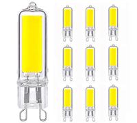 Lampadina G9 LED COBg ad alta luminosità AC 220V sostituisce la lampadina G9 alogena, lampadina G9-COB mini illuminazione a 360°, senza sfarfallio, 10/pz. (White light, 14 mm x 56 mm (7 W))