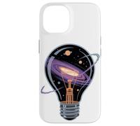 Lampadina Galassia Idea Spazio Creatività Universo Simbolico Custodia per iPhone 14