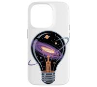 Lampadina Galassia Idea Spazio Creatività Universo Simbolico Custodia per iPhone 14 Pro