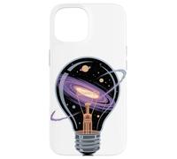 Lampadina Galassia Idea Spazio Creatività Universo Simbolico Custodia per iPhone 15