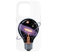 Lampadina Galassia Idea Spazio Creatività Universo Simbolico Custodia per iPhone 15 Pro