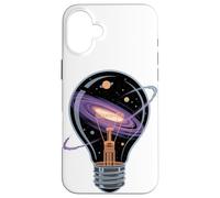 Lampadina Galassia Idea Spazio Creatività Universo Simbolico Custodia per iPhone 16 Plus