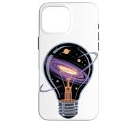 Lampadina Galassia Idea Spazio Creatività Universo Simbolico Custodia per iPhone 16 Pro Max