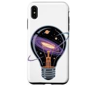 Lampadina Galassia Idea Spazio Creatività Universo Simbolico Custodia per iPhone XS Max