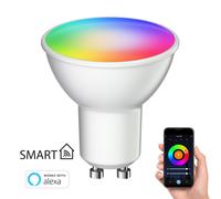 Lampadina GU10 LED RGB PAR16 bianco caldo - bianco freddo (2900 - 6200 K) 5,5 W