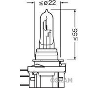 OSRAM H15 Lampadina faro di profondità 55/15W 3200K Abbagliante Alogeno 64176