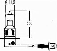 LAMPADINA H3-1 FILAM. 24/70