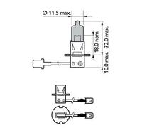 Lampadina H3 12336WVUB1 PHILIPS per OPEL BMW ALFA ROMEO MERCEDES-BENZ FORD SEAT