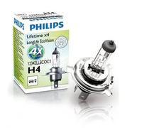 Philips H4 Longlife Ecovision. PH-12342LLECOC1 halogen P43T-38.