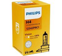 LAMPADE PHILIPS H4 VISION +30% DI LUCE 12V 60/55W (6 PEZZI) COD. 12342PRC1