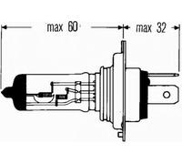 LAMPADINA H4-2 FILAM. 24-75/70