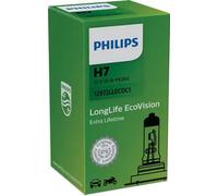 PHILIPS LongLife EcoVision H7 Lampadina faro di profondità 12V 55W 3000K PX26d
