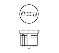 Lampada secondaria BOSCH W16W Pure Light 12V/16W, 2 Pezzo