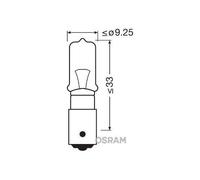 Lampada secondaria OSRAM H21W Standard 24V, 21W, 10 Pezzo