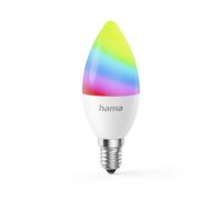 Lampadina intel. E14, 4,9 W, LED, materia, candela, RVBB, var., con app.