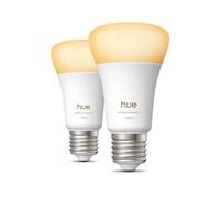 Lampadina intelligente Philips Hue White ambiance A60 E27 1100 lm Bluetooth Zigbee 2 pezzi
