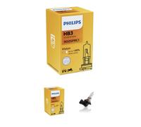 Lampadina lampada PHILIPS HB3 12V 60W zoccolo in plastica P20d alogena con vetro