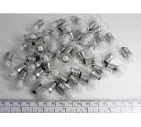 Lampadina Lampeggiante 6 Volts - 300 mA M.E.S. (Vite E10) - Lotto Di 50