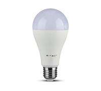10 Lampadine LED V-Tac PRO VT-217 E27 17W Bulb A66 Chip Samsung - Pack Risparmio - Temperatura Colore: Bianco Freddo
