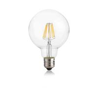 Globo E27 Diam.095 LED 8W 3000K CRI80 trasparente - 101323 - Ideallux